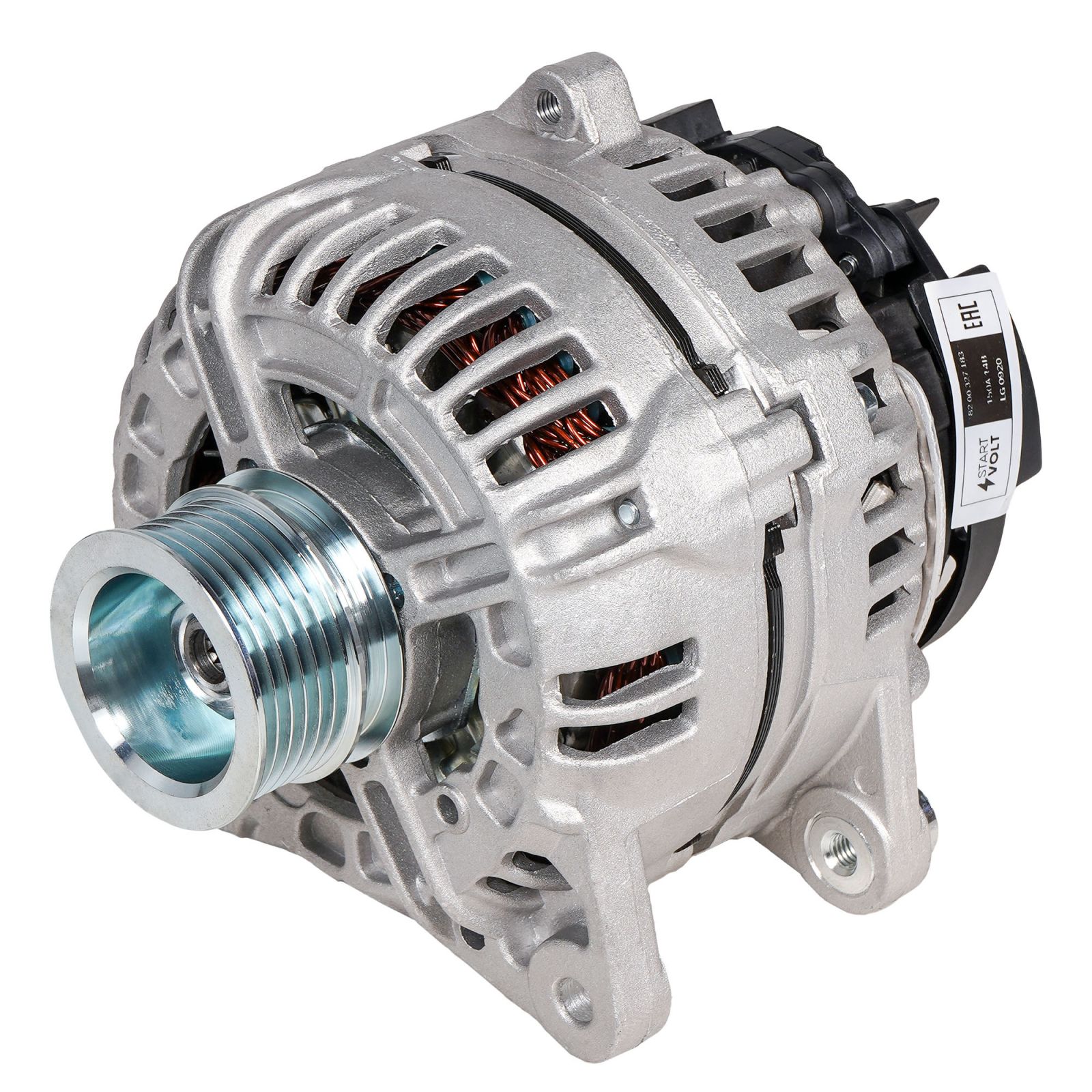 Генератор Renault Logan 06-, Duster 10-, Sandero 07- 1.6i 150A StartVolt