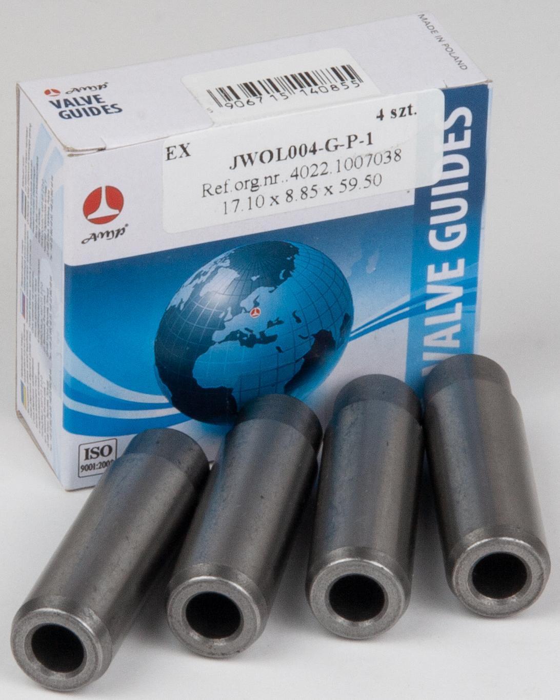 Направляющие клапанов двс 402 ремонт №1 AMP 4 шт. выпускных