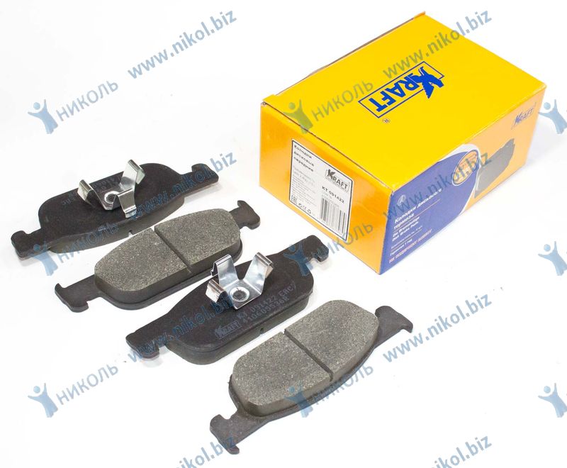 Колодка торм. перед. Lada X-Ray дв ВАЗ 155 мм KRAFT 410605536R