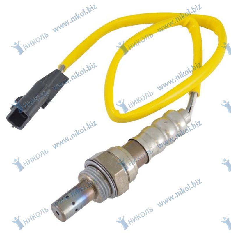 Датчик кислорода Renault Logan, Sandero, Largus 16v (до катализат) желтый Пекар 8201071311