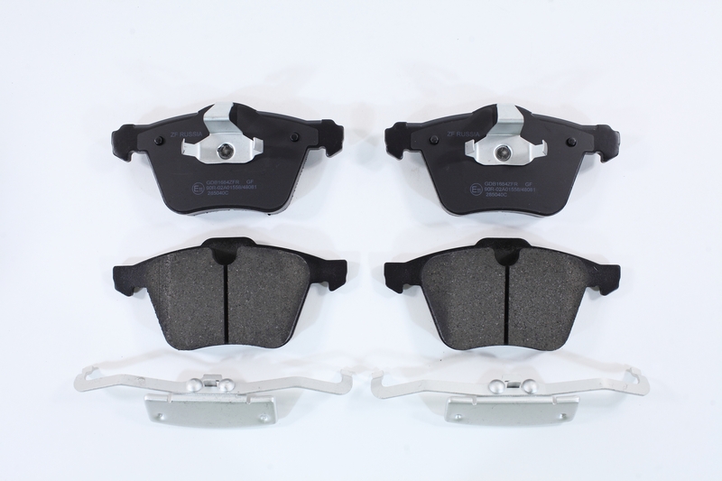 Колодки тормозные Ford Galaxy II 08-, Mondeo IV 07-; Volvo S60 II 10- передние \ GDB1684 ZFR