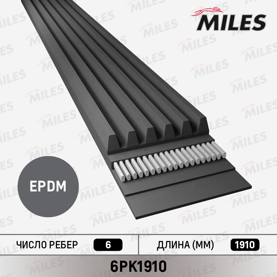 Ремень поликлиновой MILES
