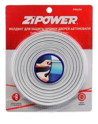 Молдинг для защиты кромки дверей Zipower белый 5 м 