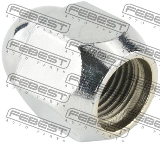 Гайка колеса M 12 x 1,25 под ключ 19 Subaru Forester 96-, Impreza 96- \ FEBEST 0885-001