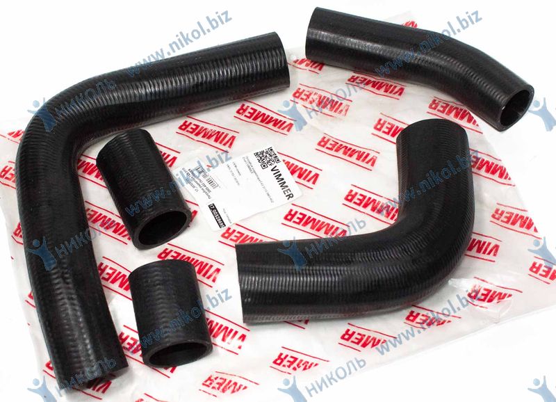 Патрубок радиатора ГАЗ 3110 ЗМЗ-402 (к-т=5шт) VIMMER