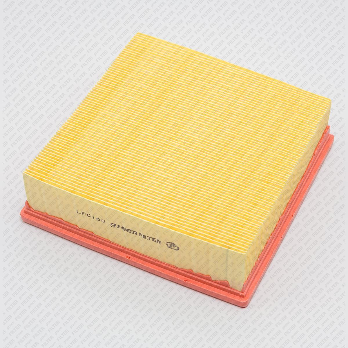 Фильтр воздушный на инжектор для а/м ВАЗ 2110 GREEN FILTER