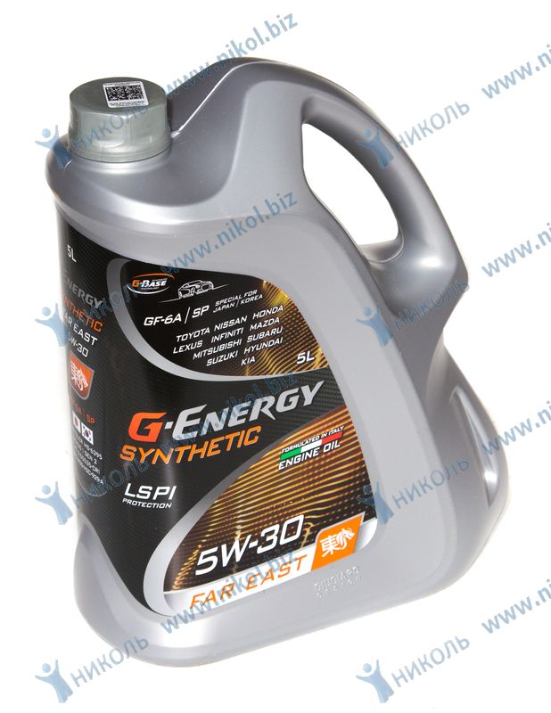 Масло G-Energy Synthetic Far East 5W30 SP/SN (5л) с