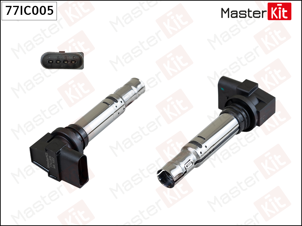 Катушка зажигания VAG Golf V 03-, Fabia 99-14, Octavia 04-12, Yeti 09-18 1.4i/T, 1.6i MASTERKIT