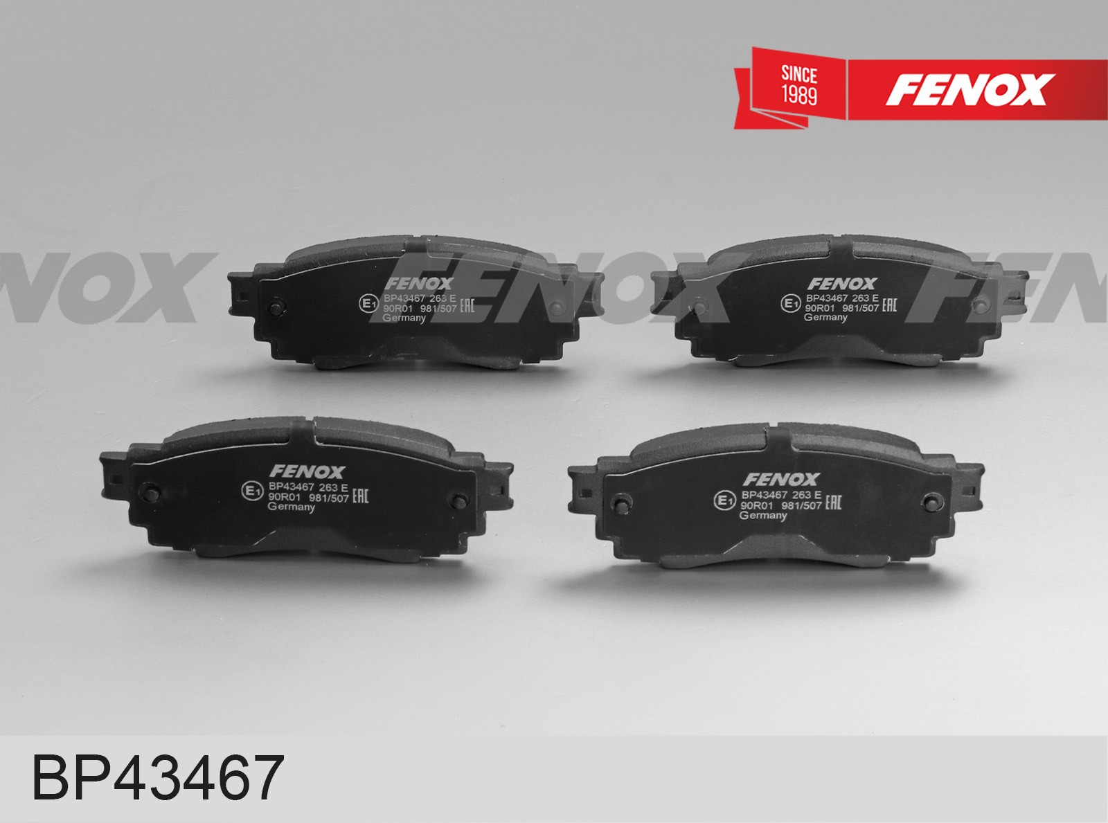 Колодки тормозные Toyota Camry (V70) 18-, C-HR 16-, RAV4 19-; Lexus RX 15-17 задние \ FENOX BP43467