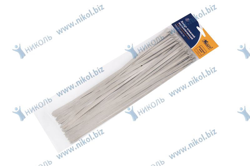 Хомут металл с шариком 4,6х300 KRAFT (к-т=50шт)