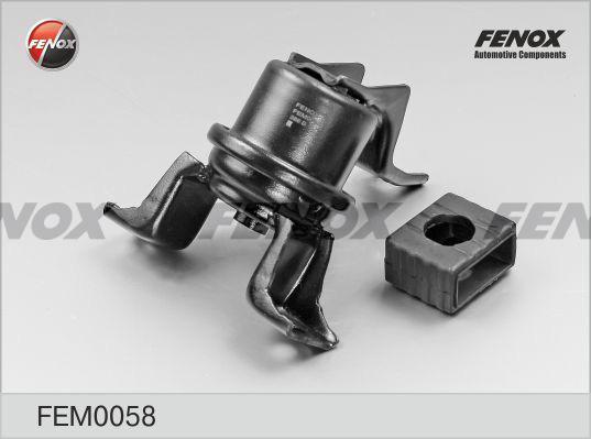 Опора двигателя Mitsubishi Lancer VII 03- правая \ FENOX FEM0058