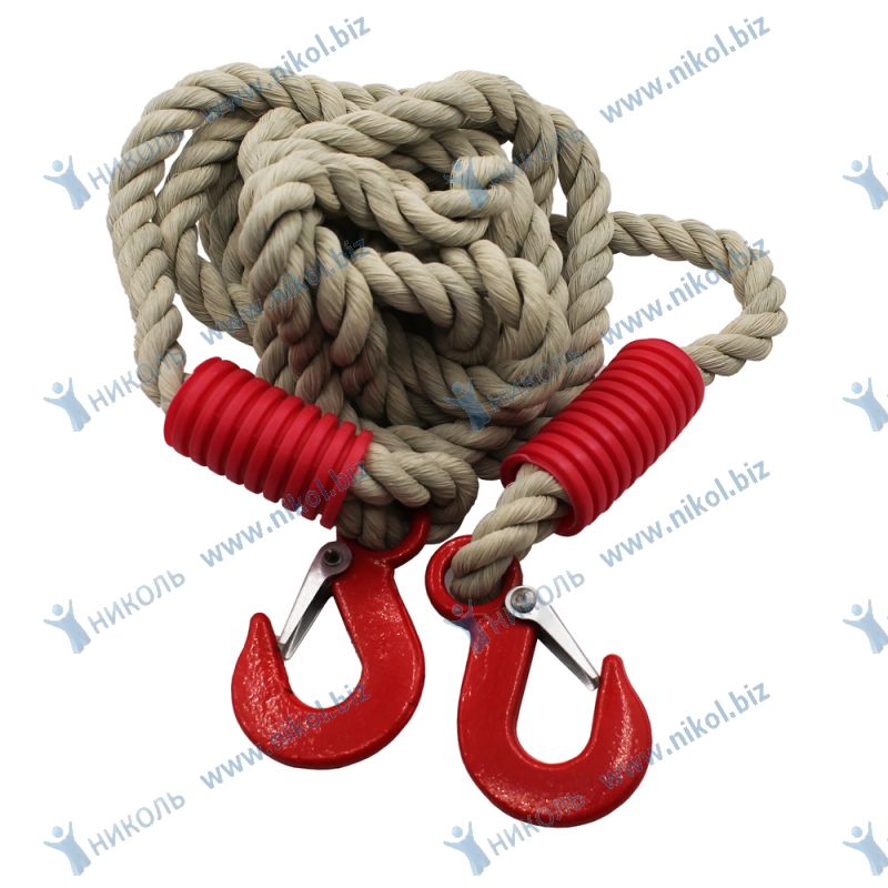 Трос буксировочный 7т канат 4м (крюк-крюк) RedMark