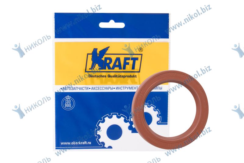 Сальник коленвала передний для а/м ВАЗ 2101 Kraft
