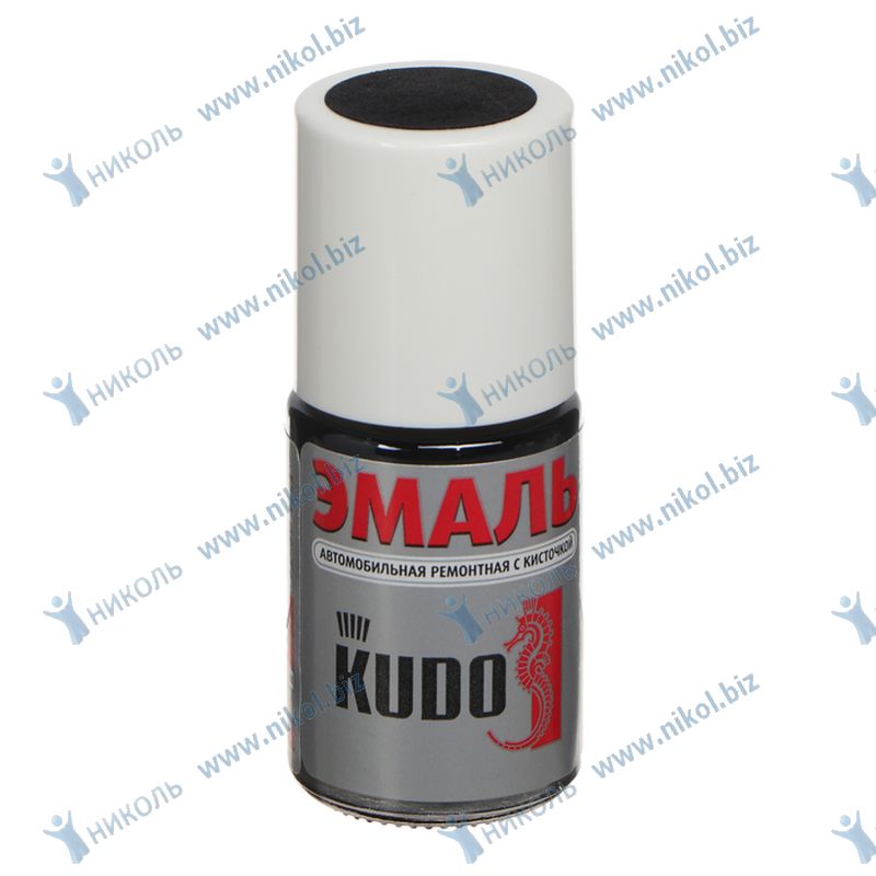 Краска кисточка ЛАДА (1К) черная матов KUDO (15мл)