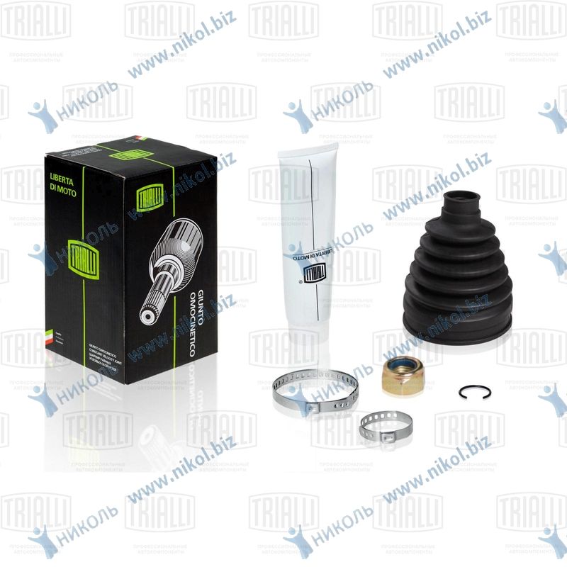 Пыльник шруса Renault Duster (10-) задн. наружный (смазка+2 хомута+кольцо) Trialli 397415949R
