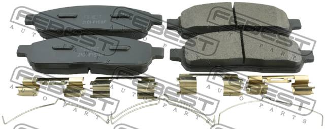 Колодки тормозные FORD F SERIES F150 2004-2014 [WDMO] передние комплект \ 2101-F150F FEBEST