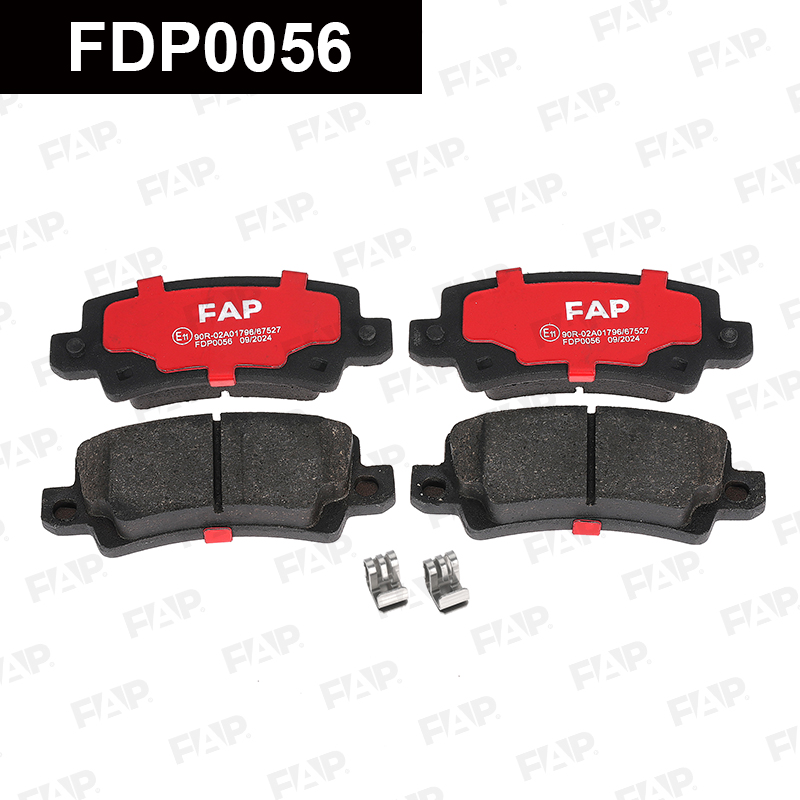 Колодки тормозные TOYOTA Corolla 1.8L 2005.10-2007.02 задн. смесь CERAMIC FAP