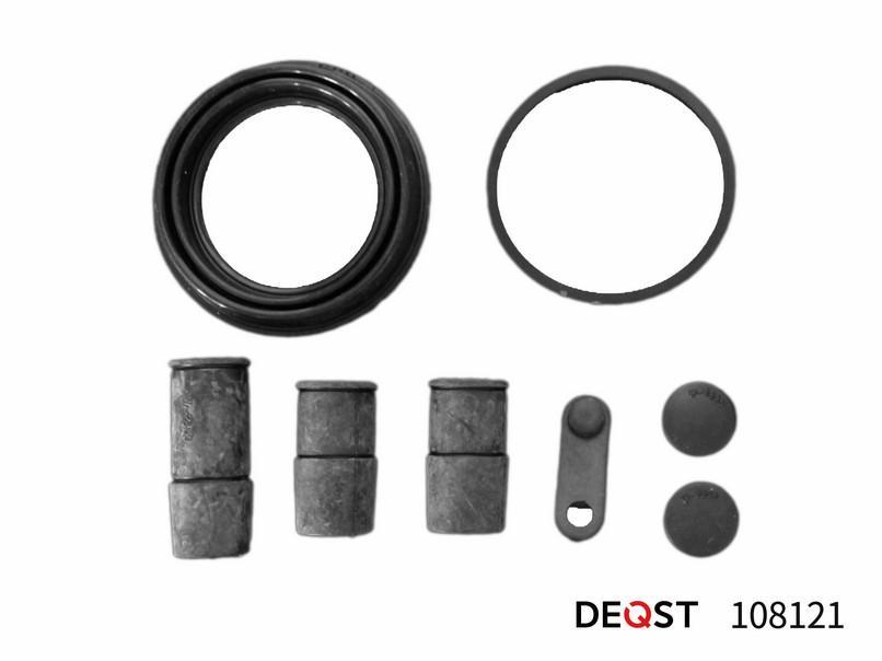 Ремкомплект суппорта AUDI A4 04-08 / A6 97-11 / A8 03-10 / ALLROAD 03-05, BMW 5(E39/E60/F10) 96- / 6(E63) 04-10 / 7(E65-E67) 02-08 переднего (для поршня o 60mm, суппорт ate). \ 108121 DEQST