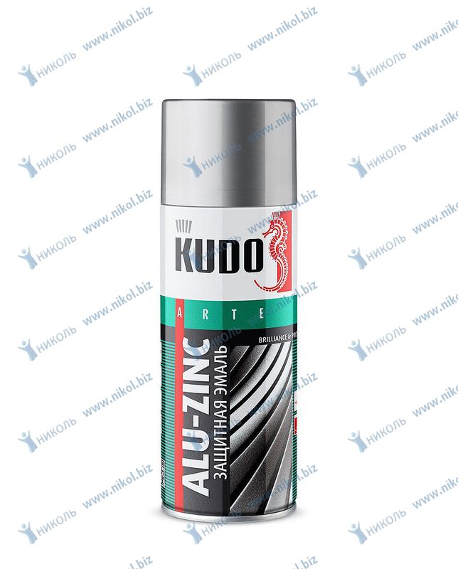 Краска аэроз алюм цинк KUDO (520мл)