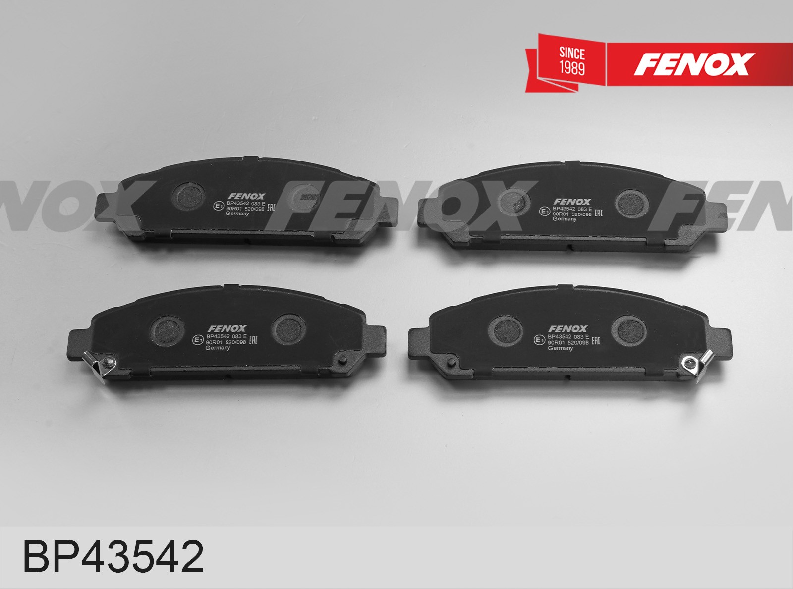 Колодки тормозные Toyota Venza 08- передние \ FENOX BP43542