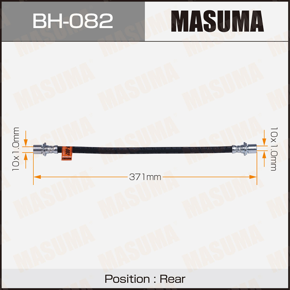 Шланг тормозной Toyota CARINA / AT17#, ST17#, CT17# rear Masuma