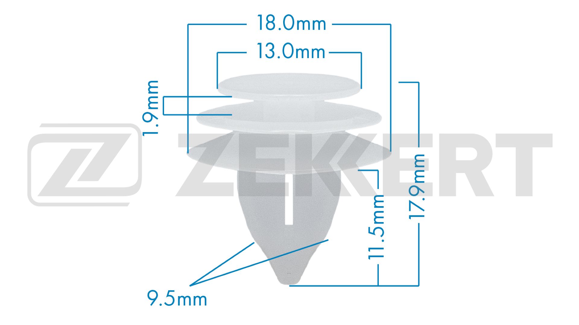 Клипса Zekkert Mazda