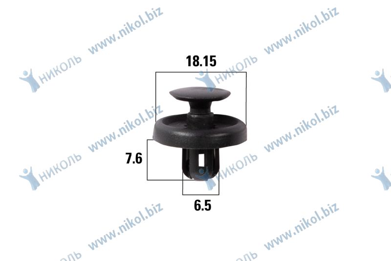 Пистон иномарки Toyota Camry, Corolla, RAV4 KRAFT (крат_уп_50шт)