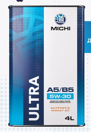 Масло моторное Michi 5W-30 Ultra GF-5 синтетическое 1 л