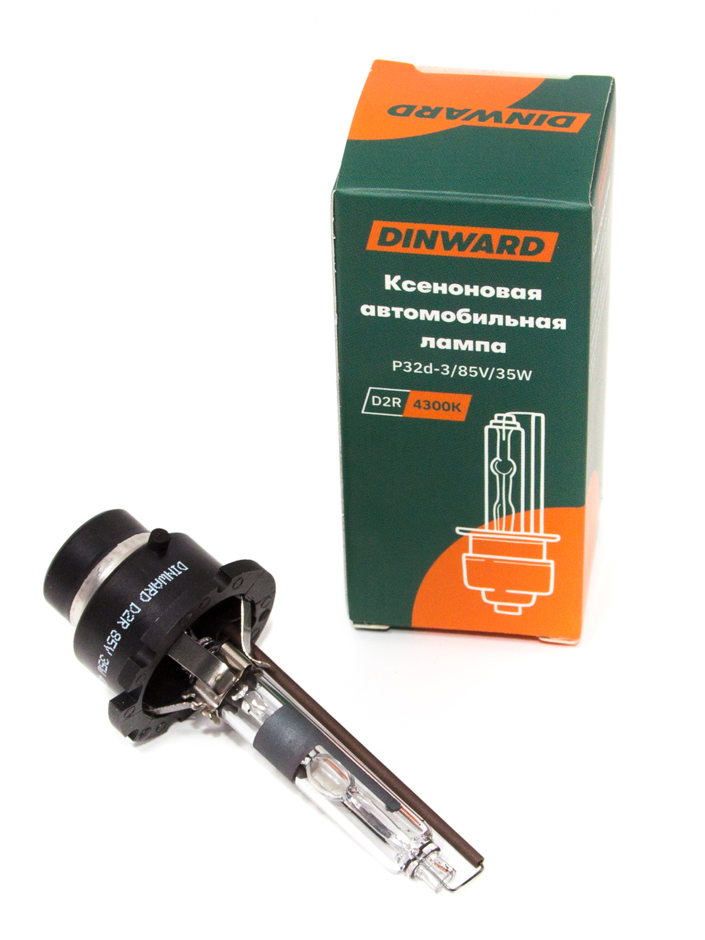 Лампа D2R Ксенон 85V 35W 4300К DINWARD PK32d-3