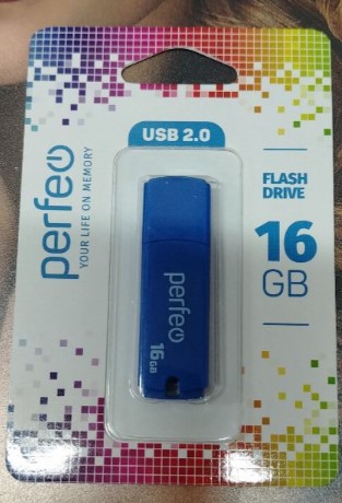 Флэш USB 16Gb Perfeo C05 Blue