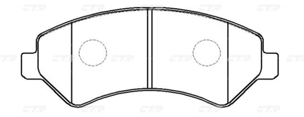 Колодки тормозные CITROEN Jumper 2006-, Jumper 2011-; FIAT Ducato 2006-2014, Nuovo Ducato 2014-; PEUGEOT Boxer 2015- пер. \ GK0900 (CKPU-43)