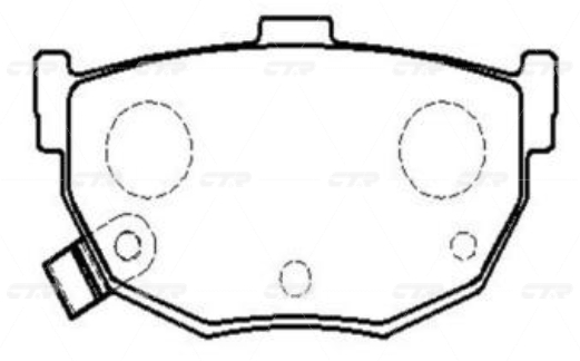 Колодки тормозные / INFINITI / None / GK0784 (CKN-69)