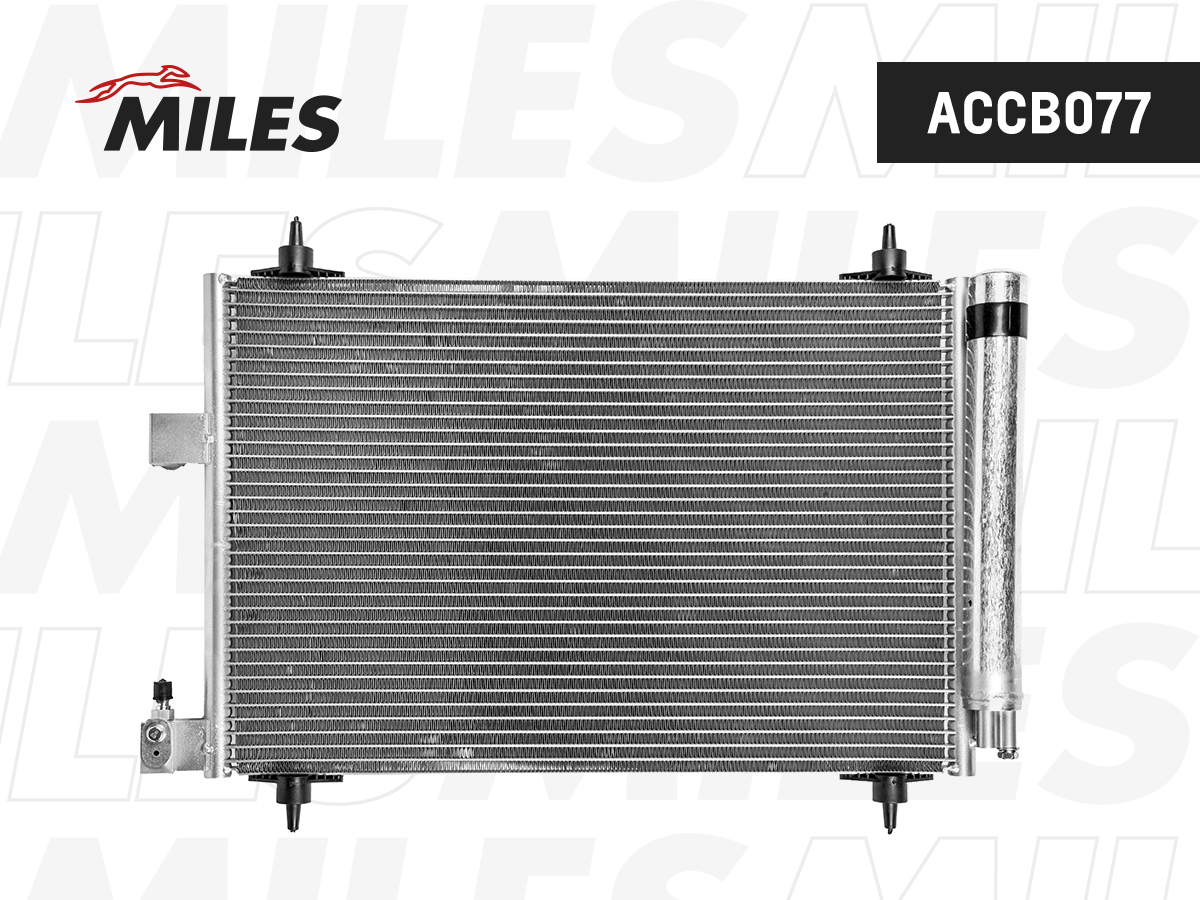 Радиатор кондиционера MILES PEUGEOT 407 / CITROEN C5 1.8-3.0 04-