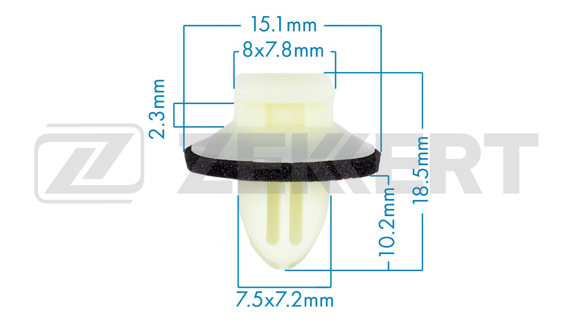 Клипса крепёжная Toyota (миним. кол-во заказа 10 шт)