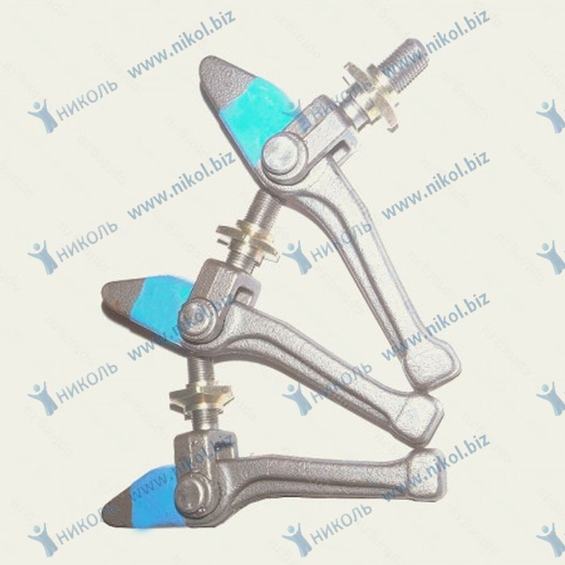 Лапка сцепления Г-53, 3307, ПАЗ (лапка сцепления, корзины; 3 шт с гайкой) MetalPart
