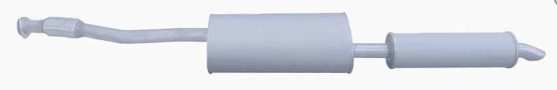 Глушитель основной УАЗ Патриот Пикап, Карго с резонатором двс 40904 Евро 3 Автоглушитель Премиум