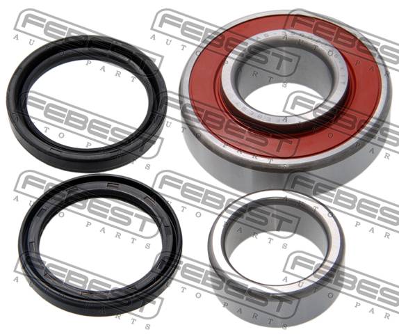Подшипник полуоси Suzuki Vitara 88- задней 35x80x21/26 (ремкомплект) \ FEBEST AS-35802126-KIT