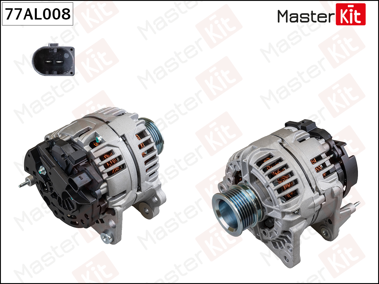 Генератор SKODA OCTAVIA, VW GOLF IV/BORA 1.4-2.0 (14V 90A)