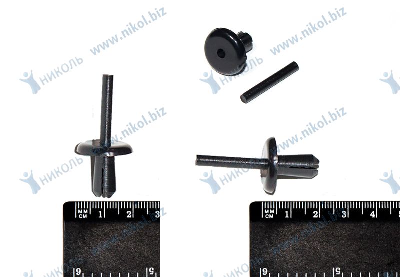 Пистон иномарки нажимной NOVA-PRO/DINWARD ТН-2511 (крат_уп_10шт)