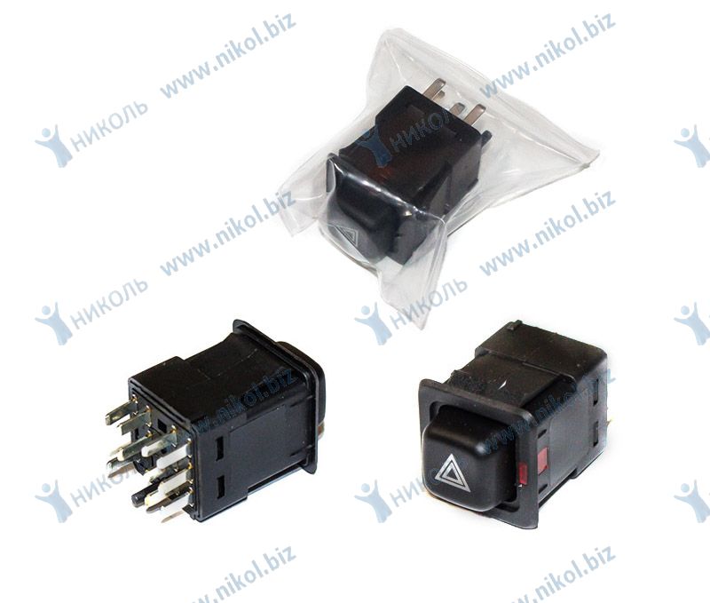 Кнопка аварийной сигнализации для а/м ВАЗ 2108, 2141 VIMMER (376.3710-05.03)