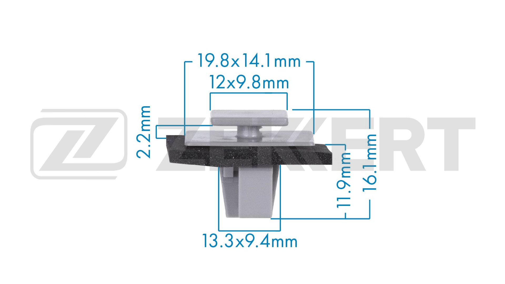 Клипса крепёжная Hyundai (миним. кол-во заказа 10 шт)