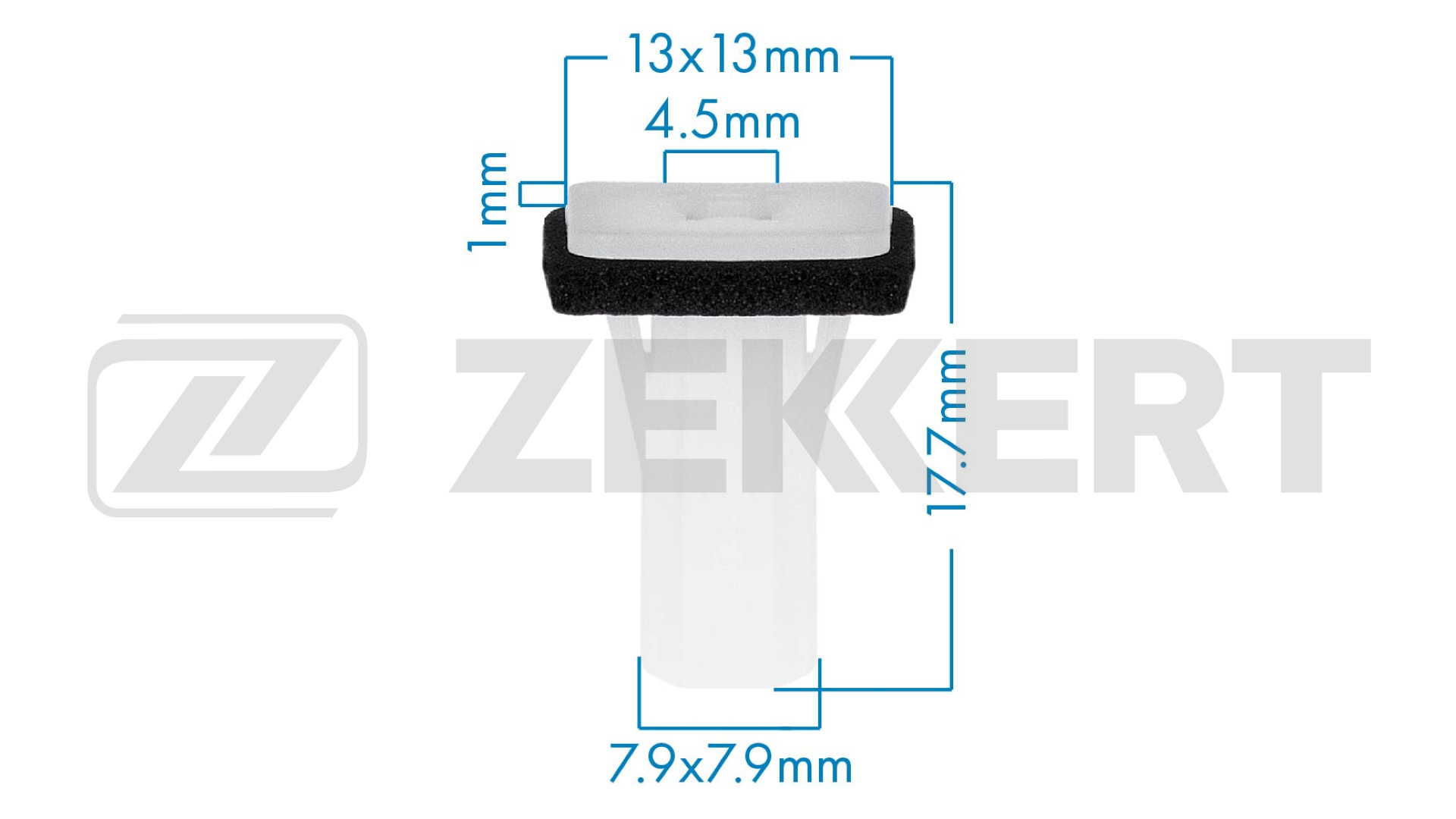 Клипса крепёжная Great Wall (миним. кол-во заказа 10 шт)