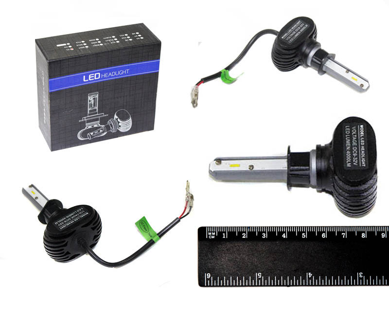 Лампа светодиод Н1 12-24V 6000K 4000 Lm NOVA-PRO/DINWARD в кор. (к-т=2шт) пассивная с-ма охл-я