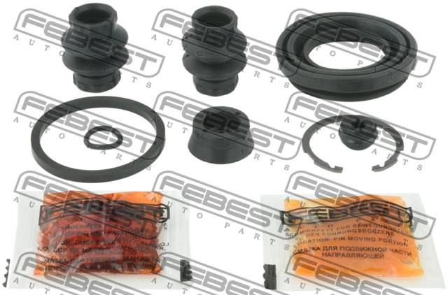Ремкомплект суппорта VW Golf V 03-; Audi A3 03-; Skoda Octavia 04- заднего (D41mm, суппорт trw/lucas) \ FEBEST 2375-5M1R
