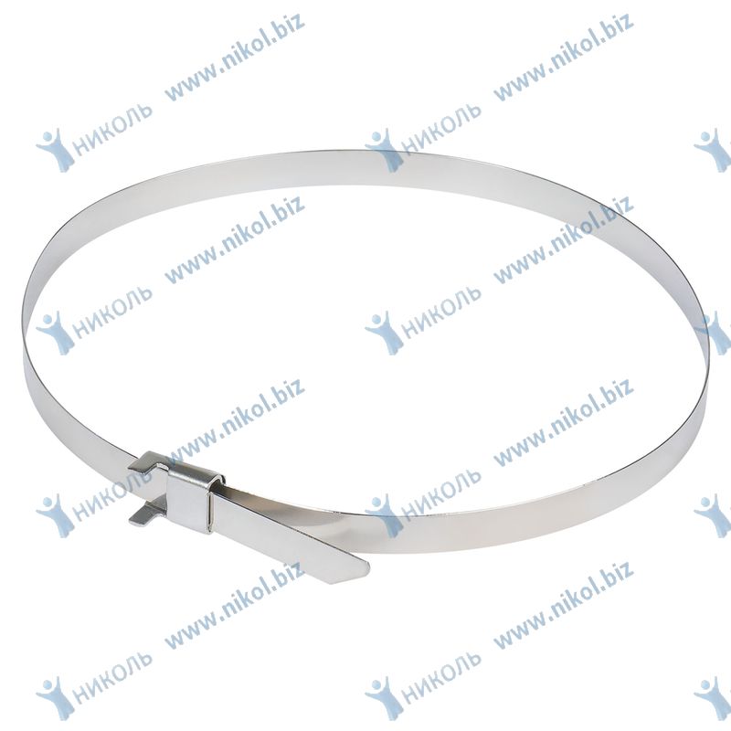 Хомут ленточный L350/6,4 для пыльника ШРУС зажим, W4(304 нерж.) Airline