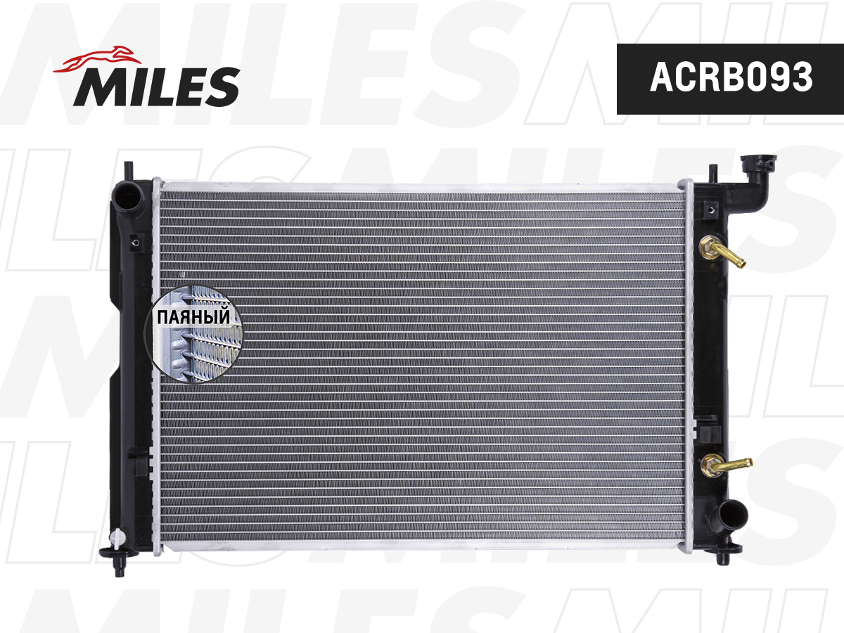 Радиатор MILES TOYOTA ALLION/PREMIO/CALDINA 01-