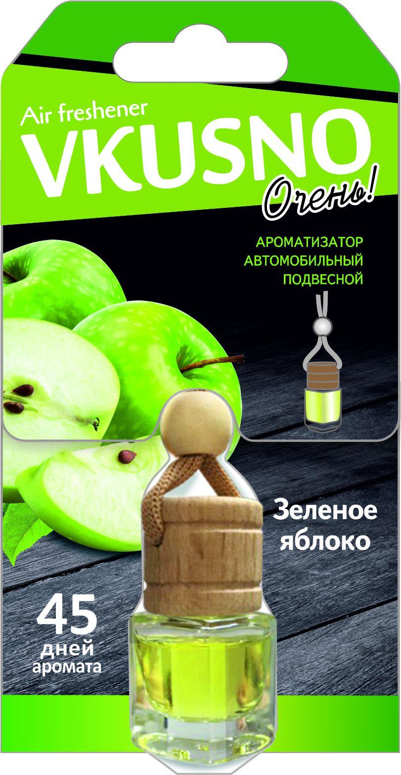 Ароматизатор на зеркало Azard Freshco Vkusno бутылочка яблоко
