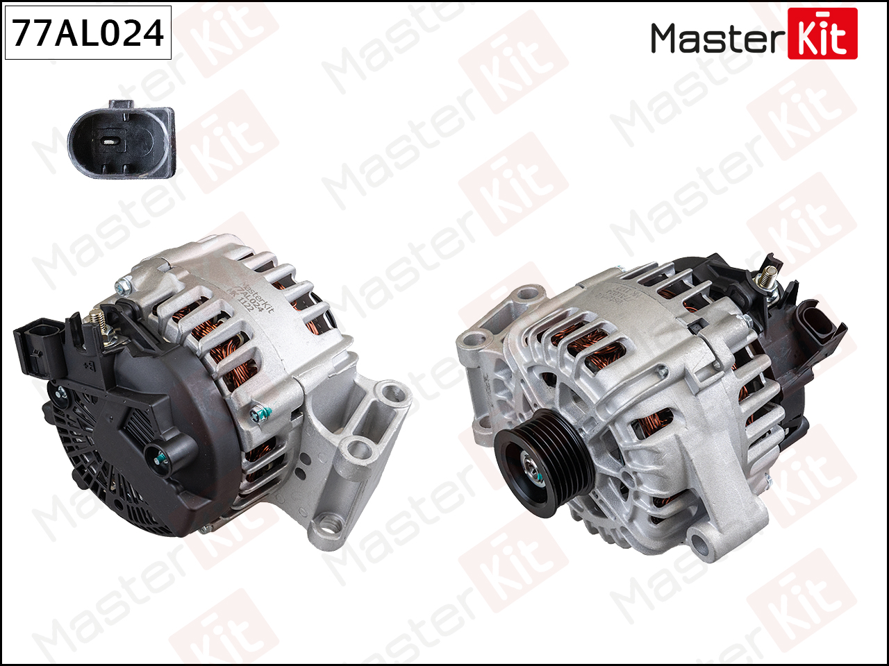 Генератор Ford Focus III, Mondeo 07- 1,6-2,0 120A MASTERKIT
