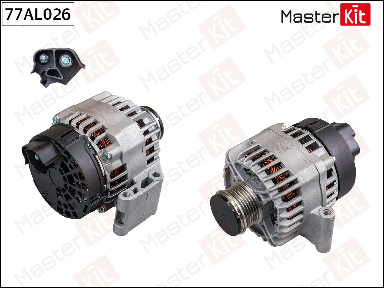 Генератор FIAT DOBLO, OPEL ASTRA H 1.3 diesel (14V 90A)