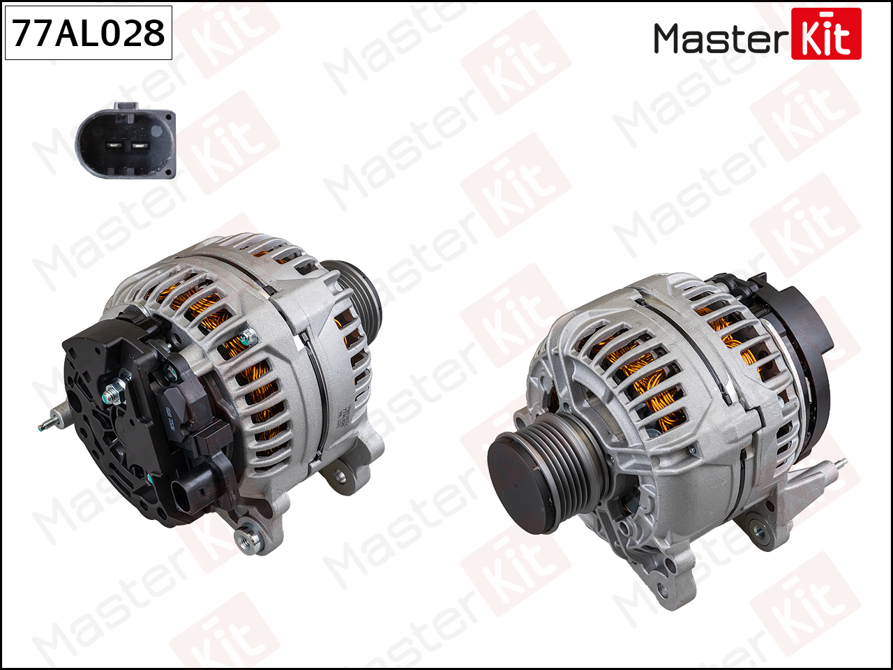 Генератор AUDI/VW 1.6TDi-2.5TDi 03-09 (14V 140A)